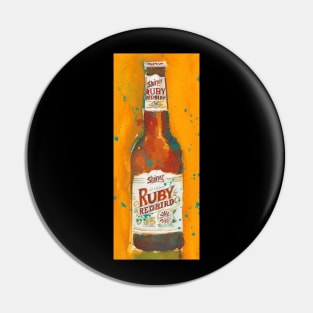 Shiner Rudy Redbird Pin