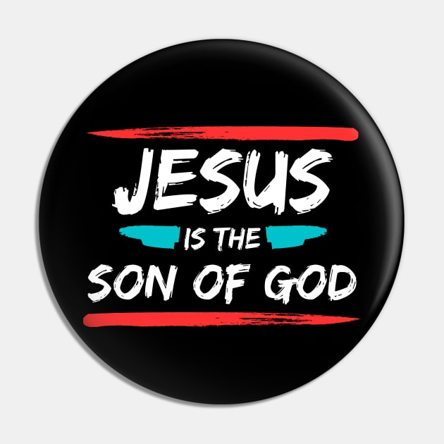 Jesus Is The Son Of God | Christian Typography Pin by All Things Gospel