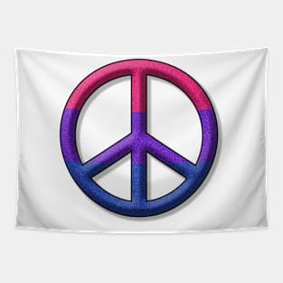 Peace Pride design in Bisexual pride flag colors Tapestry