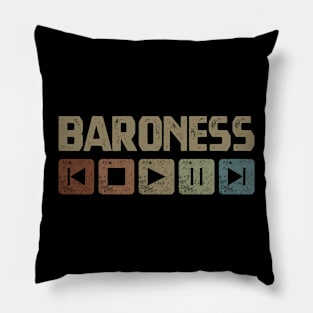 Baroness Control Button Pillow