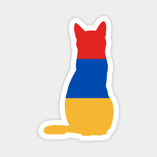 Armenian Cat Flag Magnet