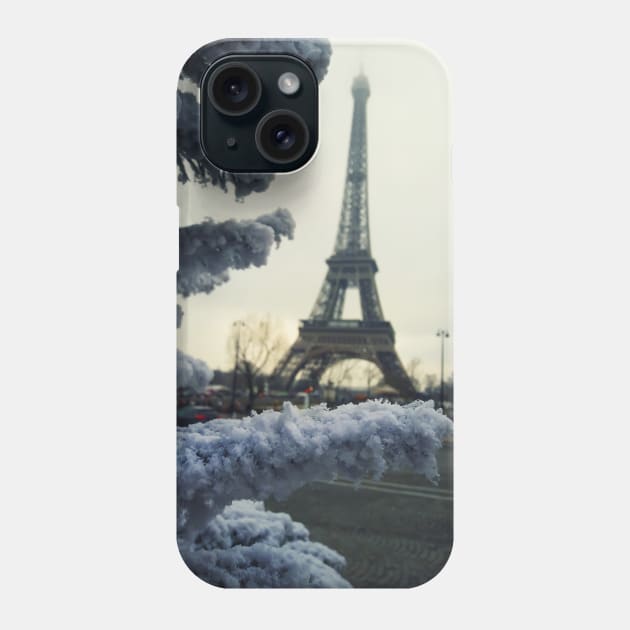 Christmas Paris Phone Case by psychoshadow