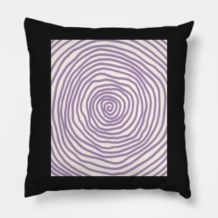 spiral pattern purple halloween pastel Pillow