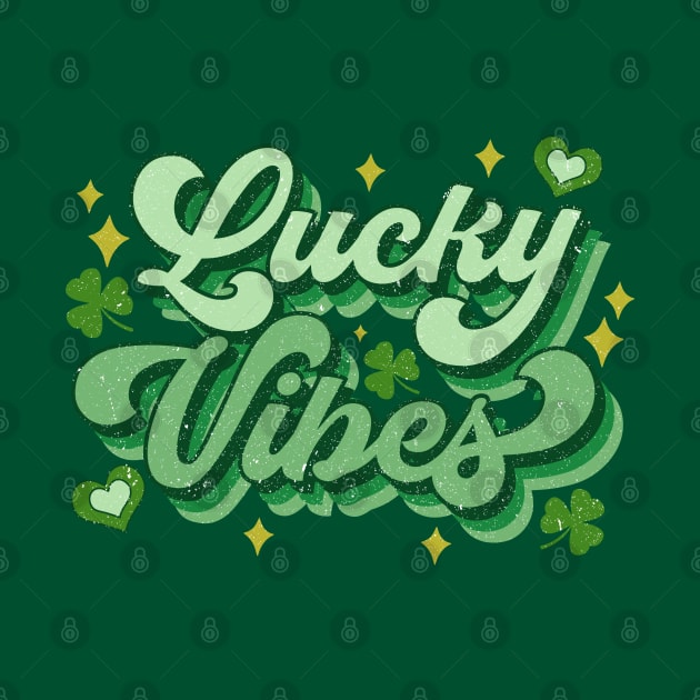 Lucky vibes Saint Patrick shirt by jennydesigns