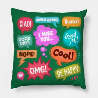 Abstract Speech Word Pillow