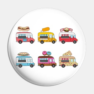 Food Trucks Pin