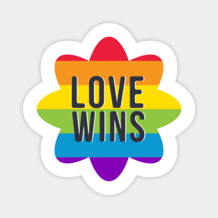 Love Wins LGBTQ Magnet