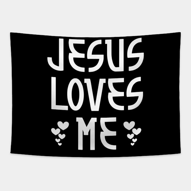 Jesus Loves Me Tapestry by GraceFieldPrints