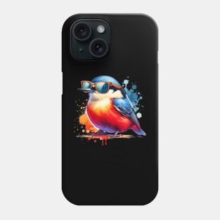 Cool Red Breasted Nuthatc Phone Case