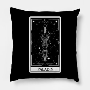 Paladin Tarot Card D&D Nat 20 Dungeons & Dragons T-Shirt T-Shirt Pillow