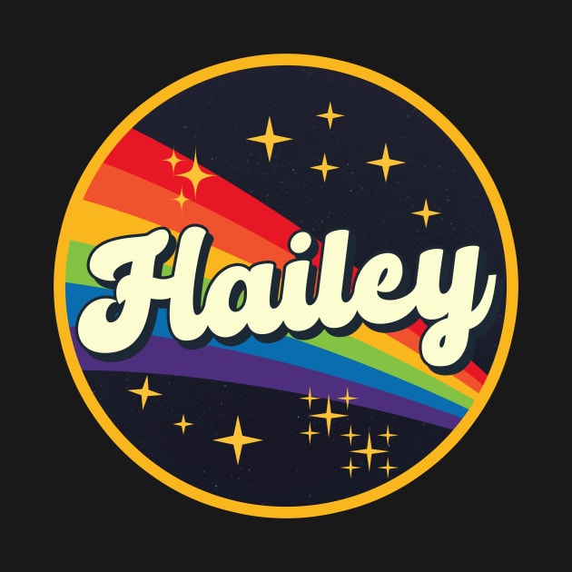 Hailey - // Rainbow In Space Vintage Style by LMW Art