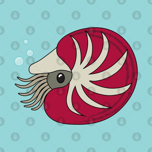 Happy Nautiloid by Gottalottarocks