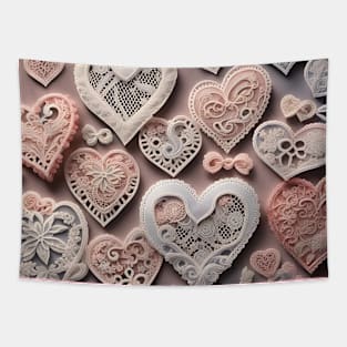 Lace Crafted Love Tapestry