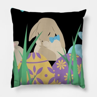 Funny Easter or Bunny Hide  Seek Great gift for all ages TShirt Pillow