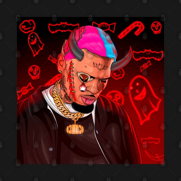 Chris brown by 9yctoonz