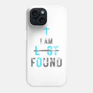 I Am Found, Christian Typography Phone Case