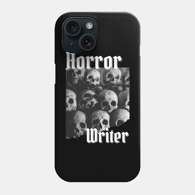 Horror Writer Phone Case by indie inked