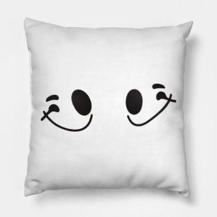 two smiles Pillow