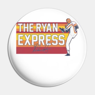 Nolan Ryan Houston The Ryan Express Pin