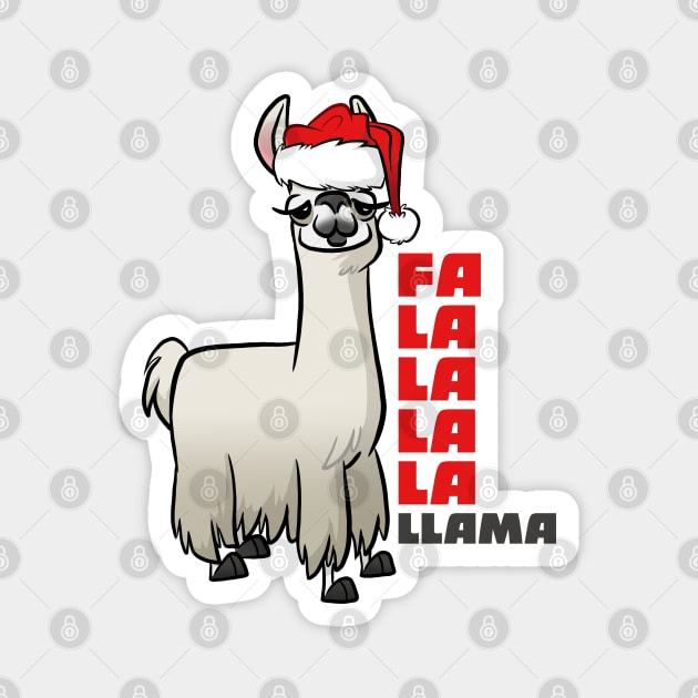 Fa La La Llama Magnet by binarygod