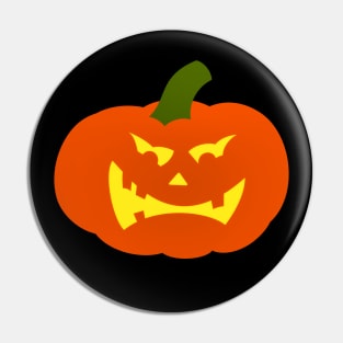 Halloween Funny Sad Pumpkin Face Pin