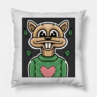 Cute squirrel Pillow