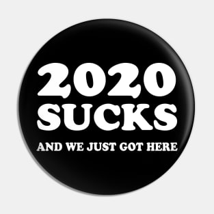 2020 sucks and we just got here Pin