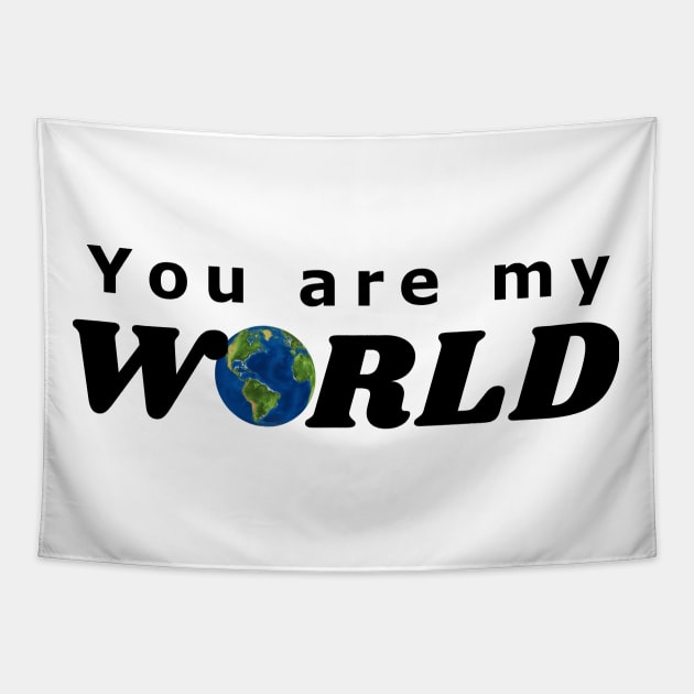You are my World Tapestry by IndiPrintables