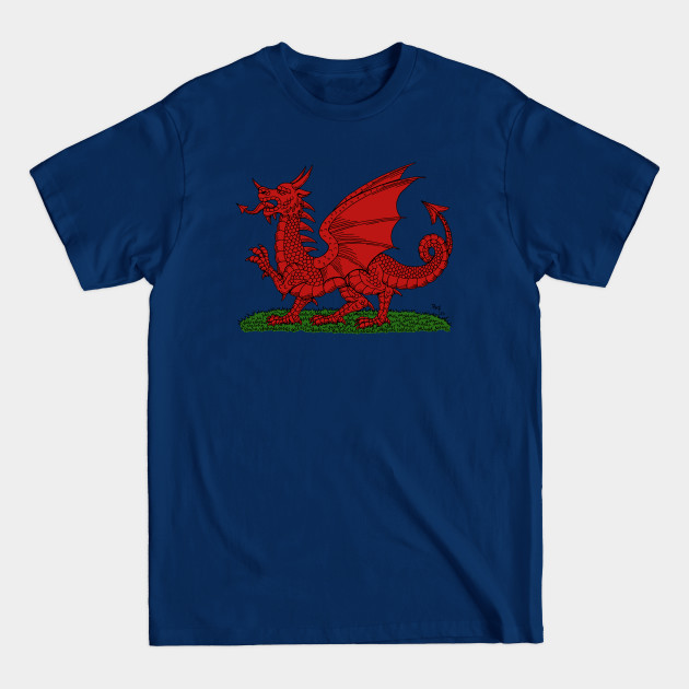 Red Dragon of Wales - Dragon - T-Shirt