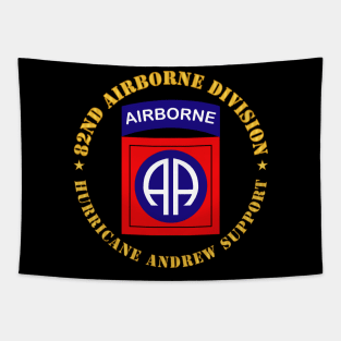 82nd Airborne Division - Hurricane Andrew Support Tapestry