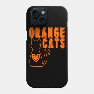 Orange cat lover Phone Case