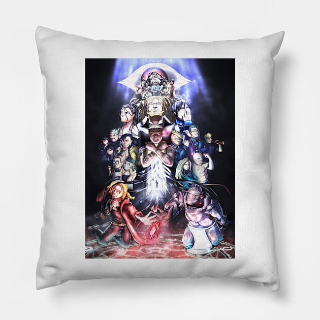 Fullmetal Alchemist Movie Poster Pillow by Arcanekeyblade5