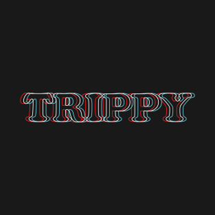 Trippy Text 3D Effect T-Shirt