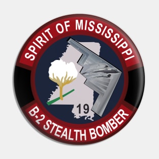 B2 - Spirit of Mississippi - Stealth Bomber wo Txt Pin