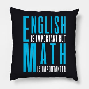 Math Mathematics Teacher Mathematician Funny Pillow