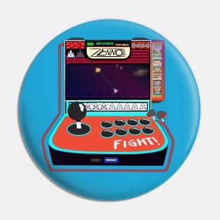 Invad3rDiz Retro Zenno Arcade Pin