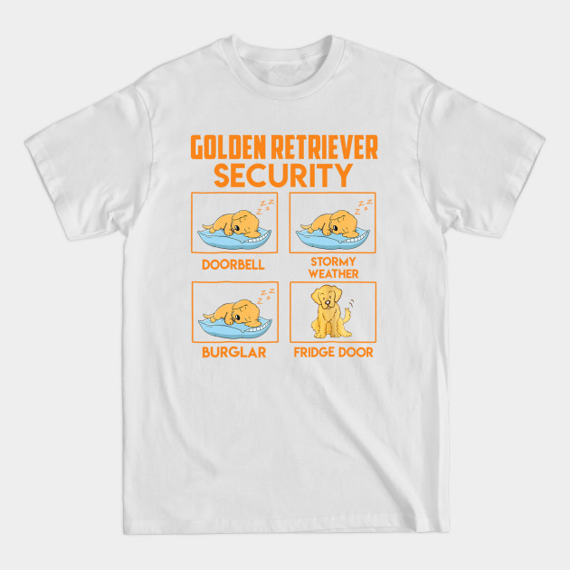 Disover Golden Retriever Security - Golden Retriever - T-Shirt