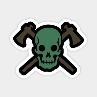 Skull Tomahawk Magnet