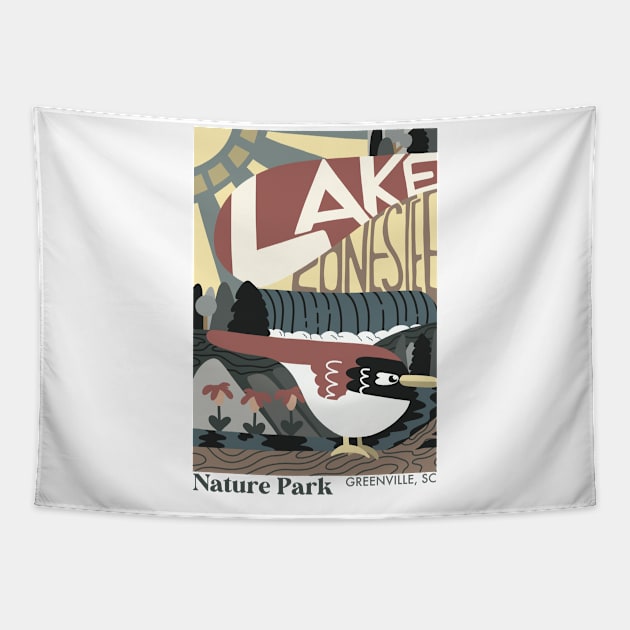 Lake Conestee Nature Park, Greenville SC Tapestry by Weird_Bishop