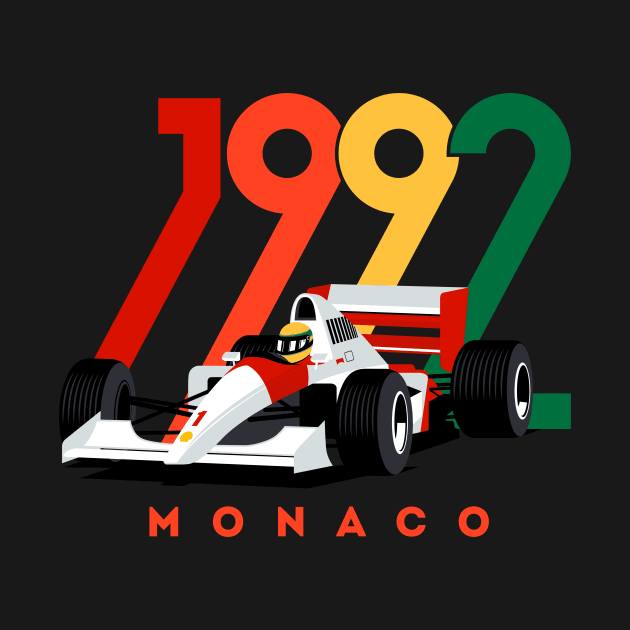 Retro Racing Car 1992 - Monte Carlo by RaceCarsDriving