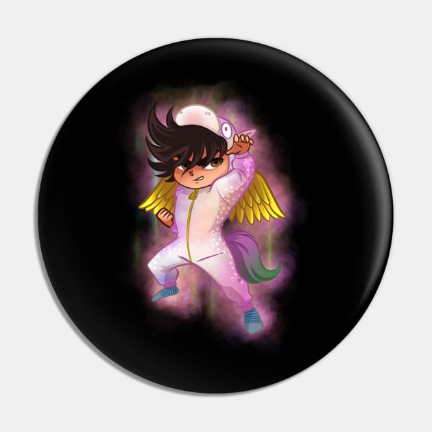 Saint Seiya Pijama Party Pin by Muricielaga