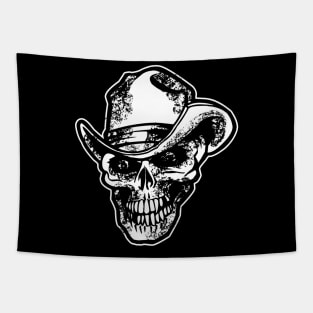 Cowboy skull Tapestry