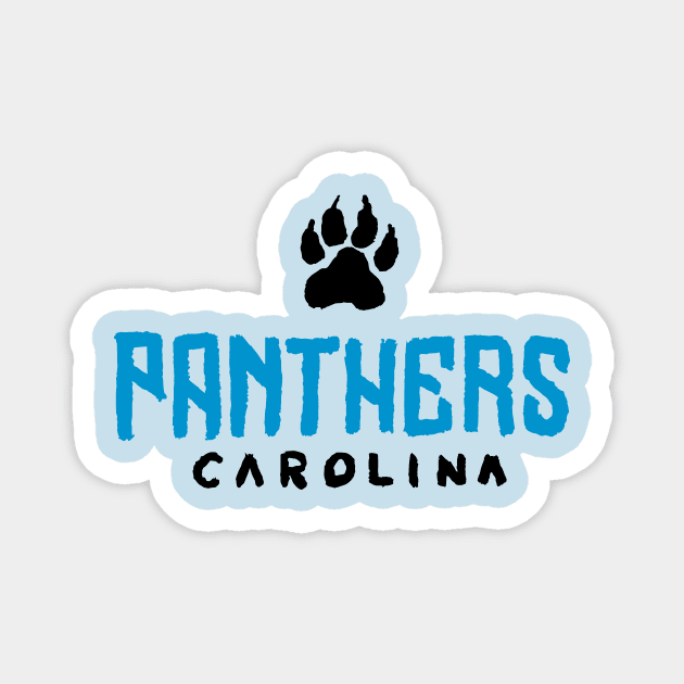 Carolina Pantheeeers 06 Magnet by Very Simple Graph