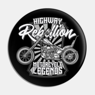 Highway rebellion Pin