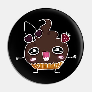 Happy Poop cake Pin