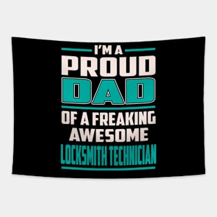 Proud DAD Locksmith Technician Tapestry