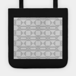 Geometric abstract - gray. Tote
