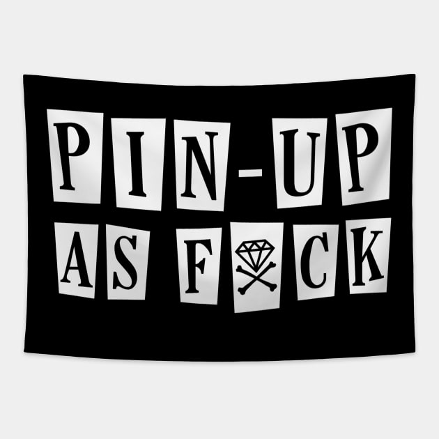 Pin-Up As Fxck (1) Tapestry by Retro_Rebels