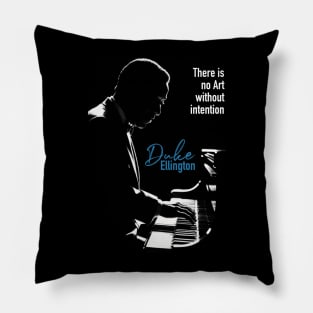 Duke Ellington silhouette Pillow