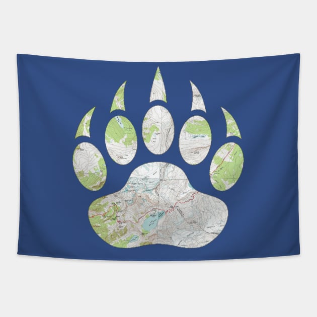 Glacier National Park Bear Paw Tapestry by TripleTreeAdv